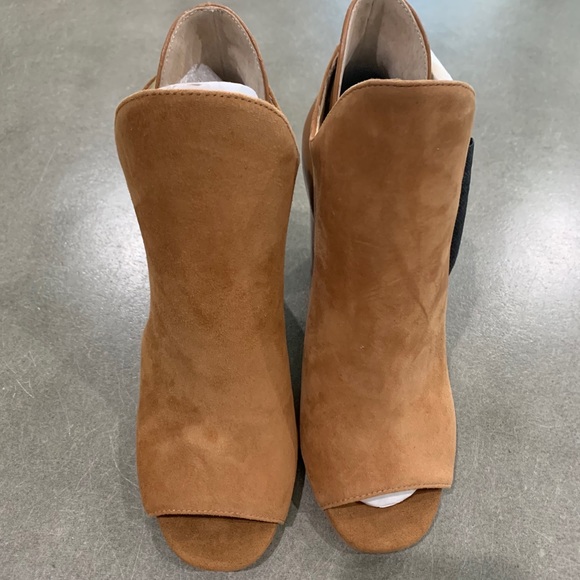 White House Black Market Shoes - WHBM Peeptoe Chunk Heel